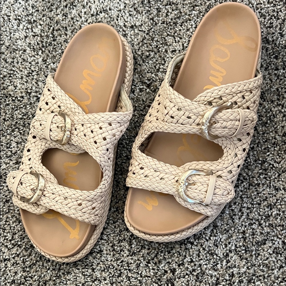 Sam Edelman Tan Braided Sandals